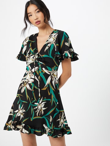 AX Paris Kleit 'Tropical', värv must: eest vaates
