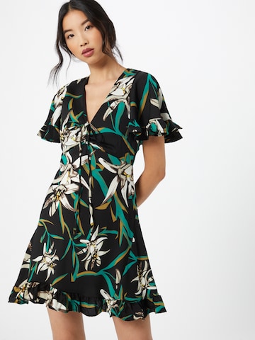 AX Paris Dress 'Tropical' in Black: front