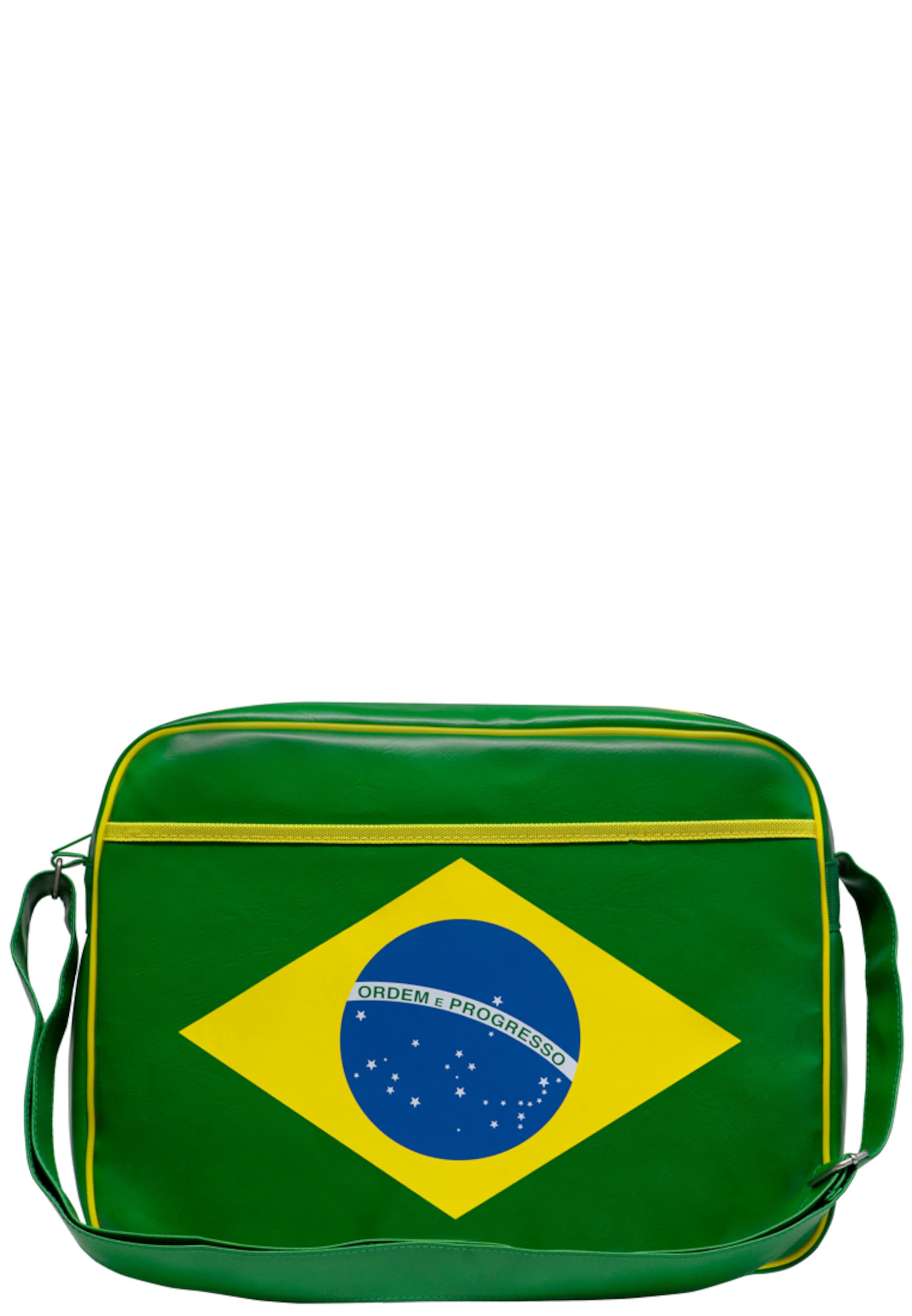 LOGOSHIRT Tasche 'Brazil' in Grün: Vorderseite