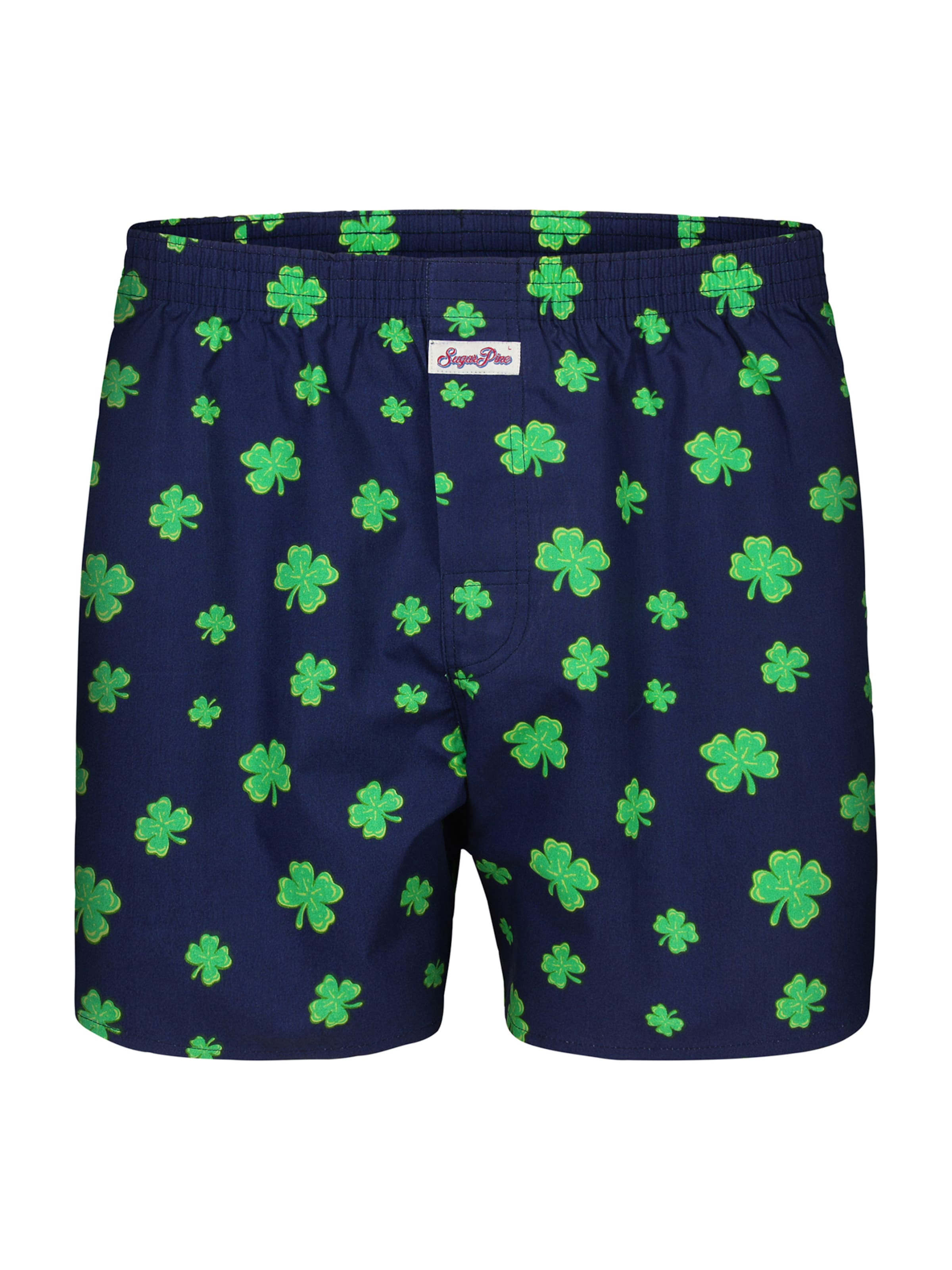 Sugar Pine Boxershorts ' Lucky Charm ' in Blauw: voorkant
