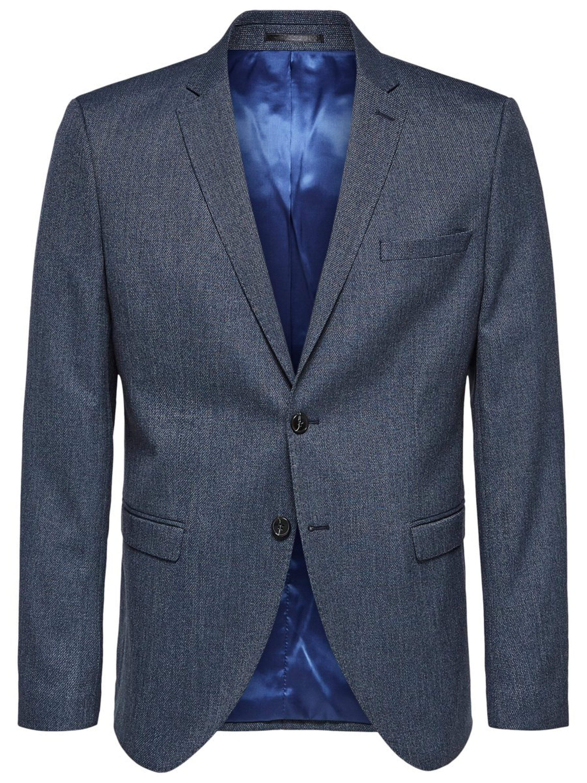 SELECTED HOMME - Colbert in de kleur Blauw gemêleerd