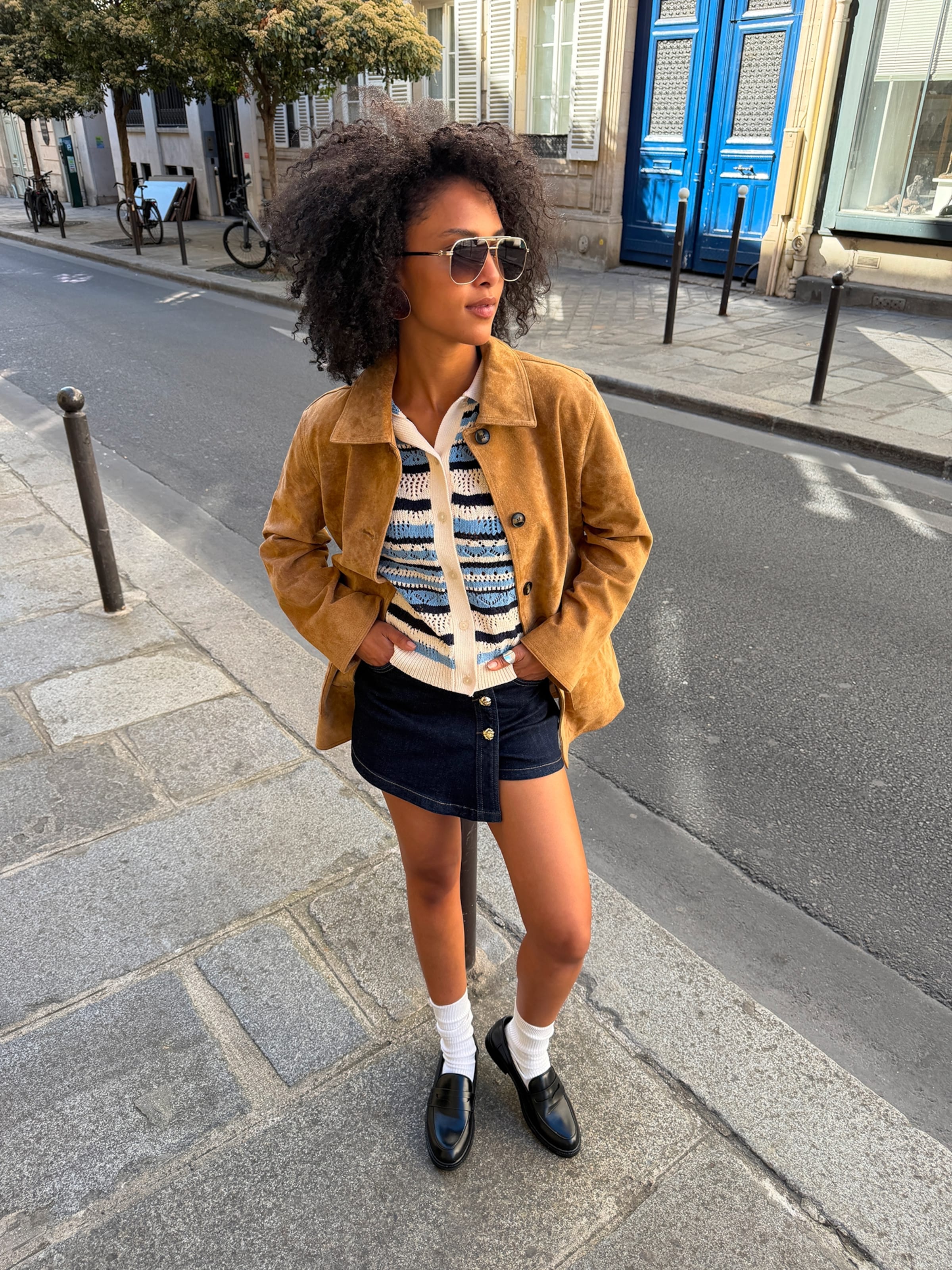 Nardos - Leather Jacket Look by ONLY