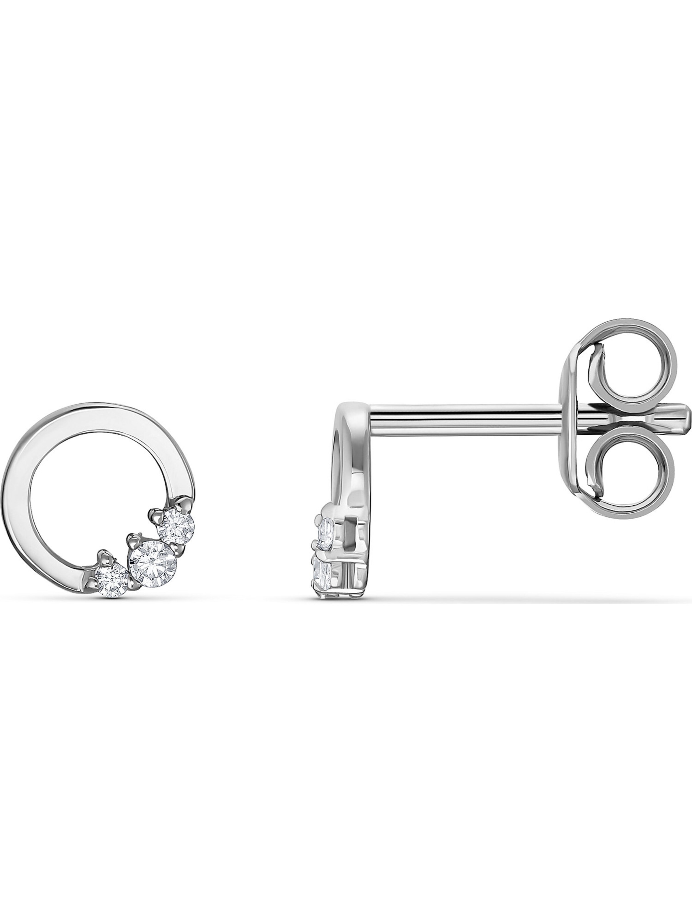 QOOQI Earrings in Silver