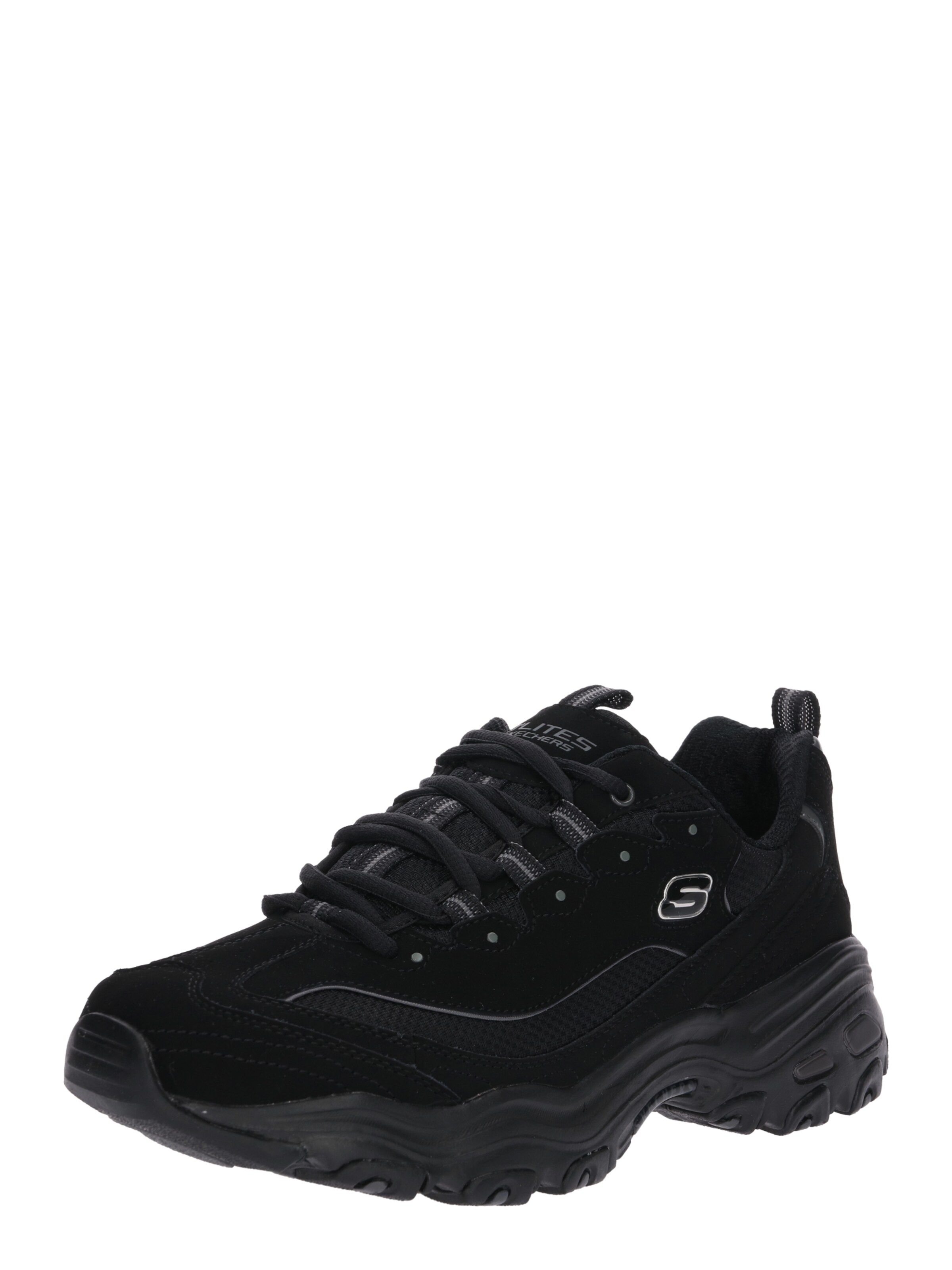SKECHERS - Sneakers laag 'D'LITES' in de kleur Zwart