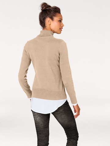 Pull-over heine en beige : derrière