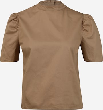 Camicia da donna 'ELVIRA ROXANNE' di OBJECT Petite in marrone: frontale