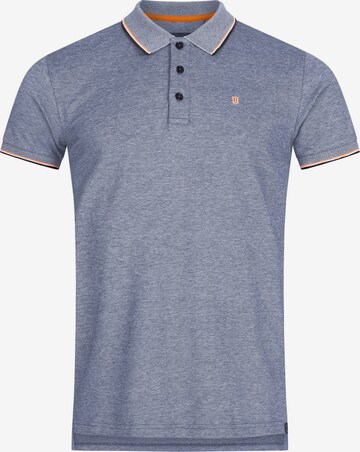 INDICODE JEANS Polo ' Fuengirola ' in Blau: front