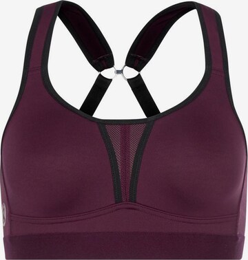 LASCANA ACTIVE Bustier Sport-BH in Rot: predná strana