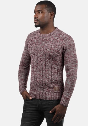 !Solid Strickpullover 'Philemon' in Rot: predná strana