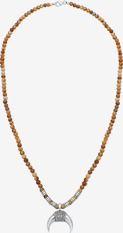 KUZZOI Necklace in Brown: front