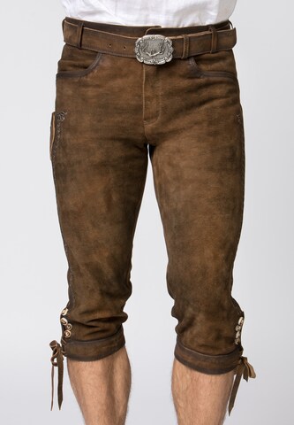 STOCKERPOINT Regular Traditional Pants 'Siggi 2' in Brown