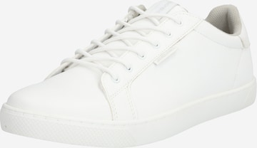 JACK & JONES حذاء رياضي بلا رقبة 'Trent' بـ أبيض: الأمام