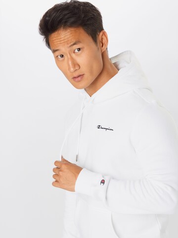 Champion Authentic Athletic Apparel Rovný strih Mikina - Biela