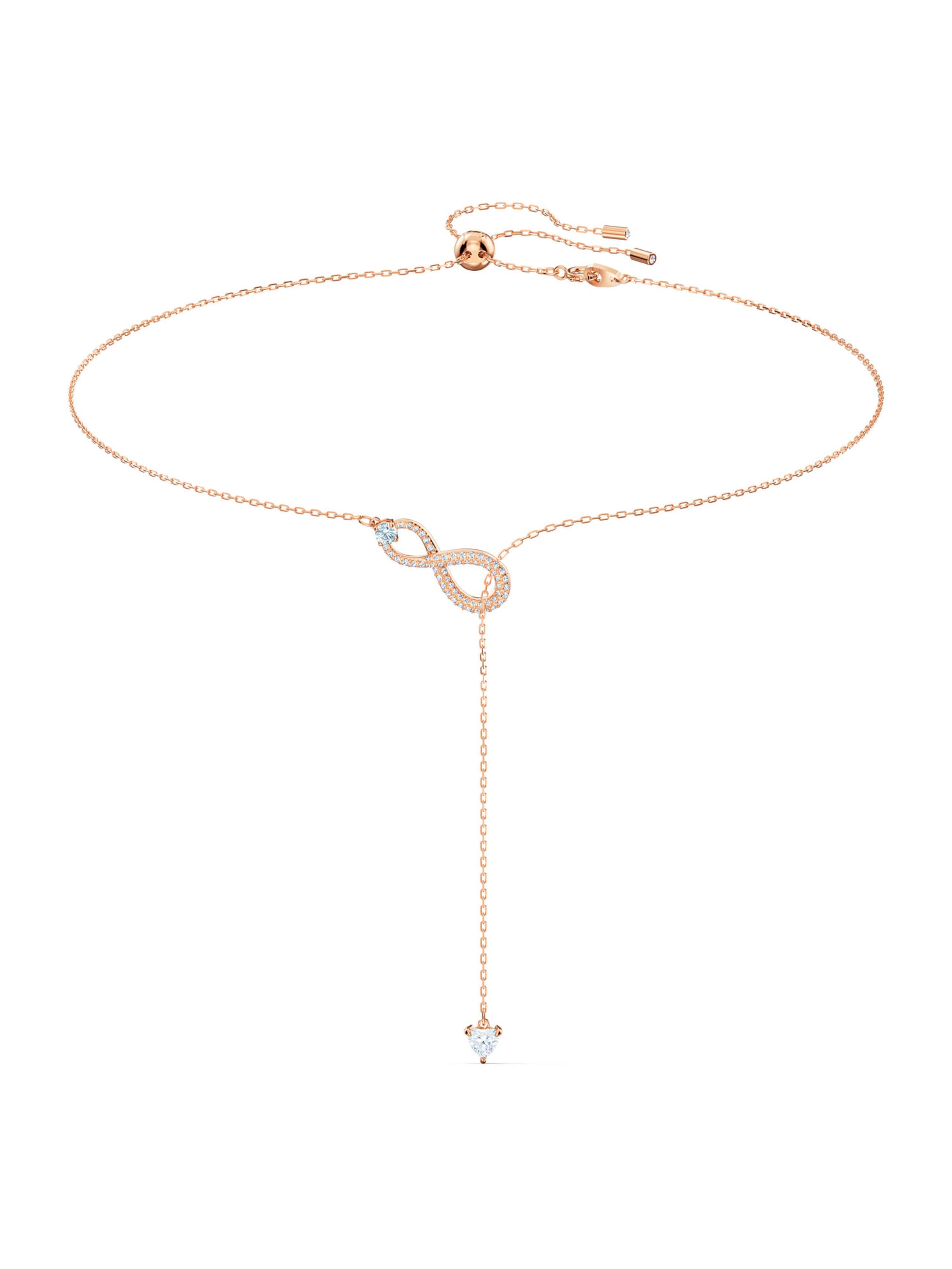 Chaîne 'Hyperbola' Swarovski en or : devant