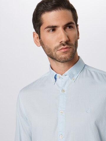 Coupe regular Chemise business Marc O'Polo en bleu