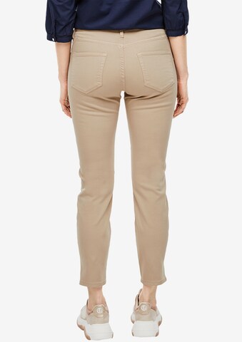 s.Oliver Slimfit Jeans 'Betsy' in Beige