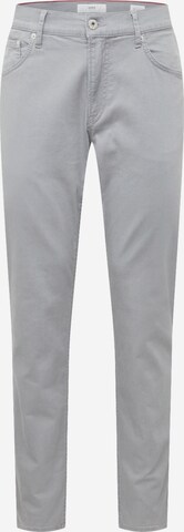 BRAX Slimfit Broek 'Cooper Fancy' in Grijs: voorkant