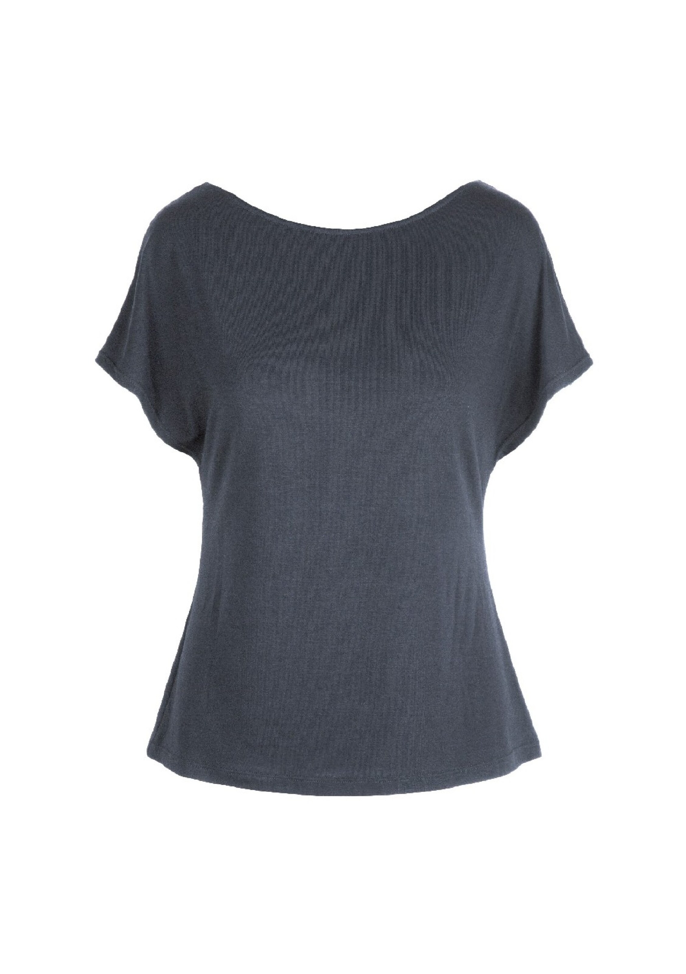 LingaDore - Slaapshirt 'Moon/Horizon' in de kleur Basaltgrijs