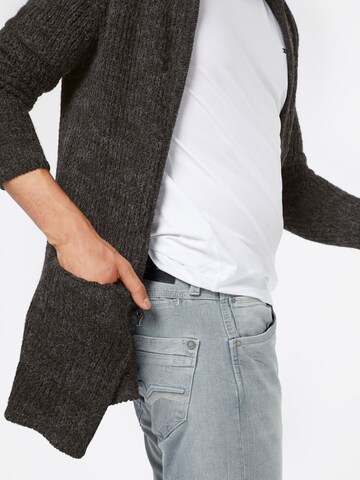 Key Largo Strickjacke 'MST BUDDY' in Grau