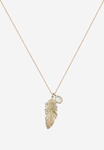 ELLI Necklace 'Feder' in Gold