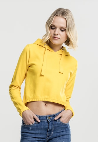 Urban Classics Μπλούζα φούτερ σε κίτρινο: μπροστά