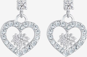 Boucles d'oreilles 'Edelweiss' ELLI en argent : devant