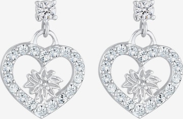 Boucles d'oreilles 'Edelweiss' ELLI en argent : devant