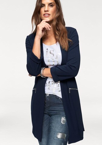 LAURA SCOTT Blazer in Blue: front