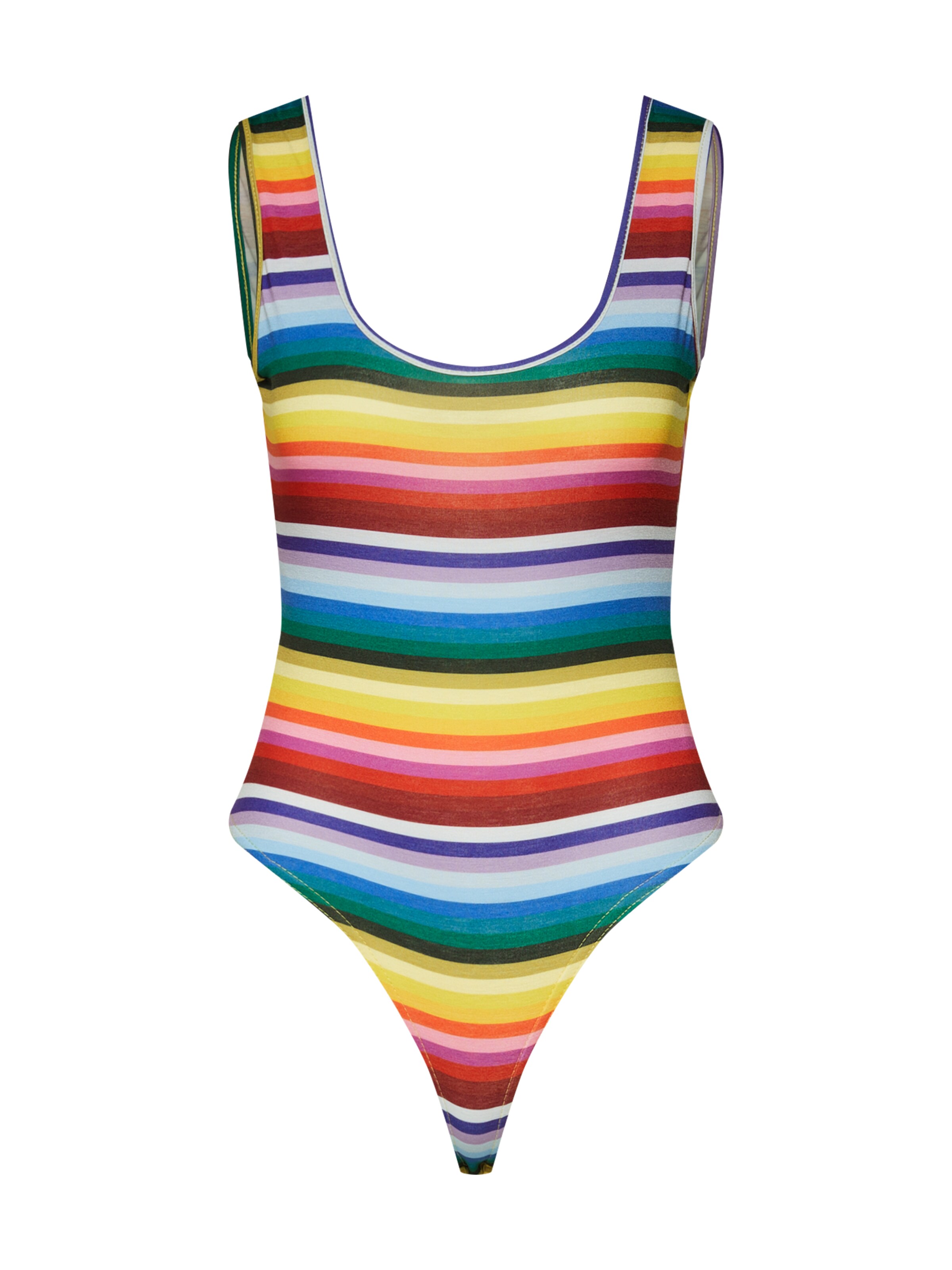 Missguided - Body 'Striped Sleeveless' in blau