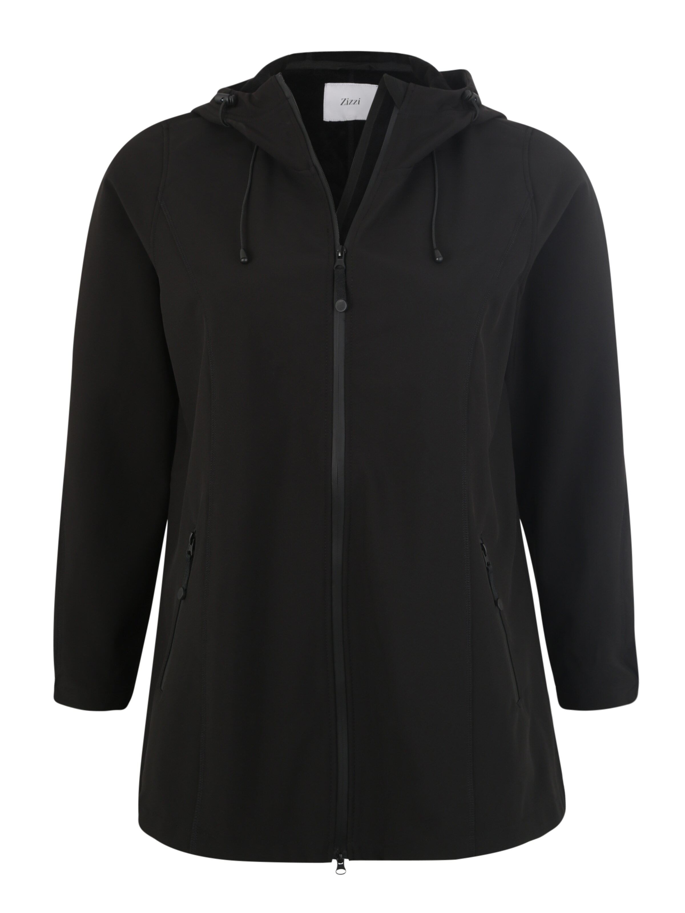 Zizzi - Tussenjas in de kleur Zwart
