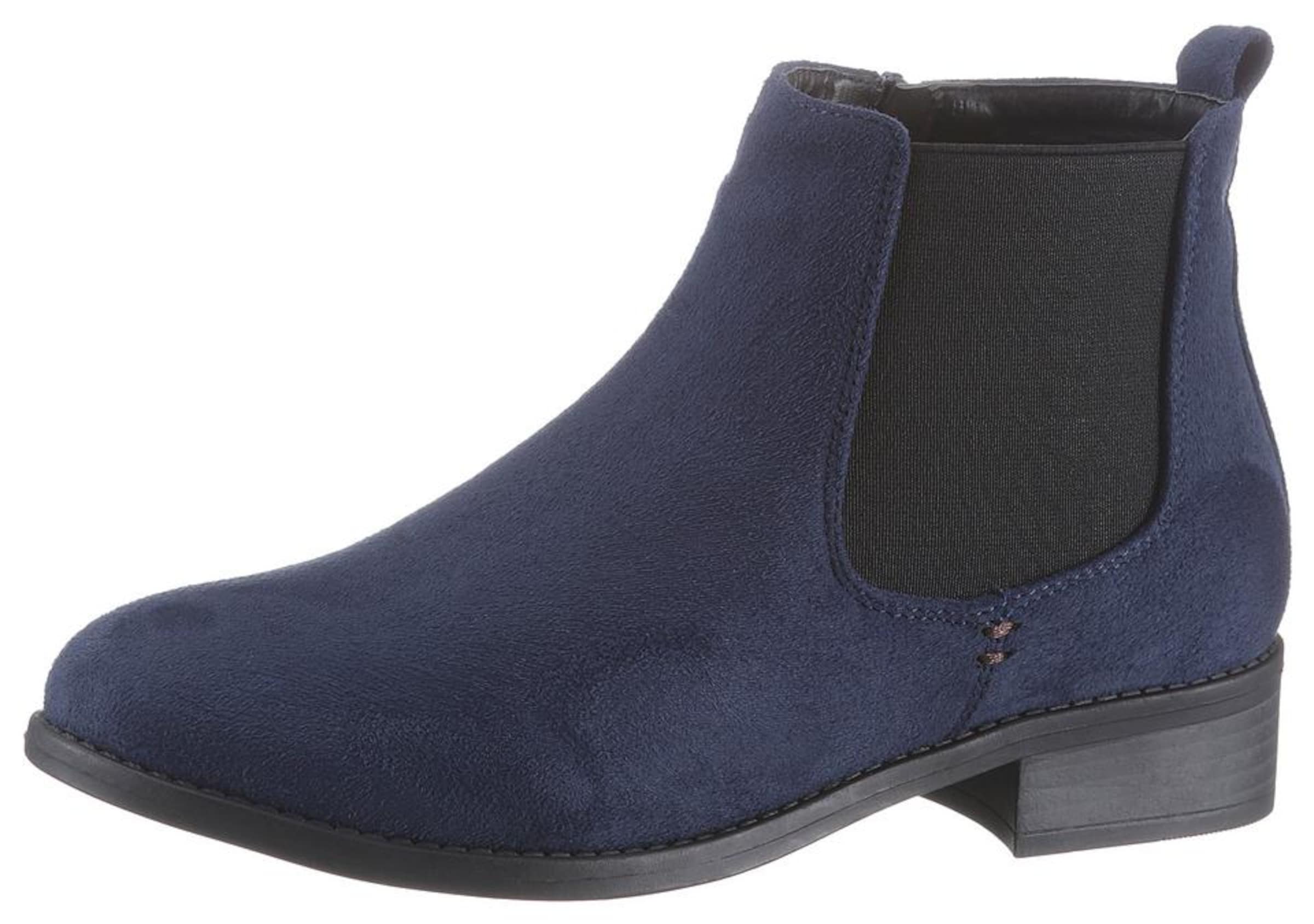 Aniston Chelsea Boots in Blau: Vorderseite