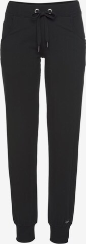 VENICE BEACH Tapered Workout Pants 'Valley' in Black: front