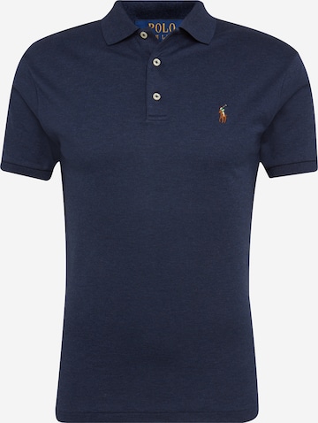 Coupe slim T-Shirt Polo Ralph Lauren en bleu : devant