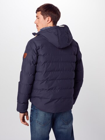 BRAVE SOUL Winter Jacket 'Chandler' in Blue: back