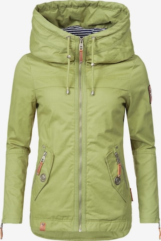 NAVAHOO Between-Season Jacket 'Wekoo' in Green: front