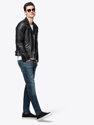 Schott NYC Between-Season Jacket 'LC1140' in Black