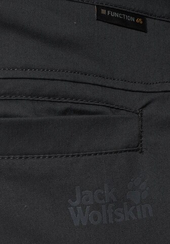 JACK WOLFSKIN Regular Outdoor Pants 'Arctic Road' in Grey