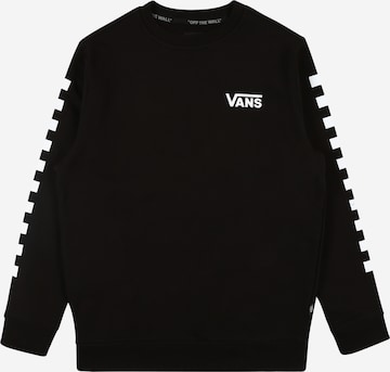 VANS - Sweatshirt 'BY EXPOSITION CHECK CREW' em preto: frente