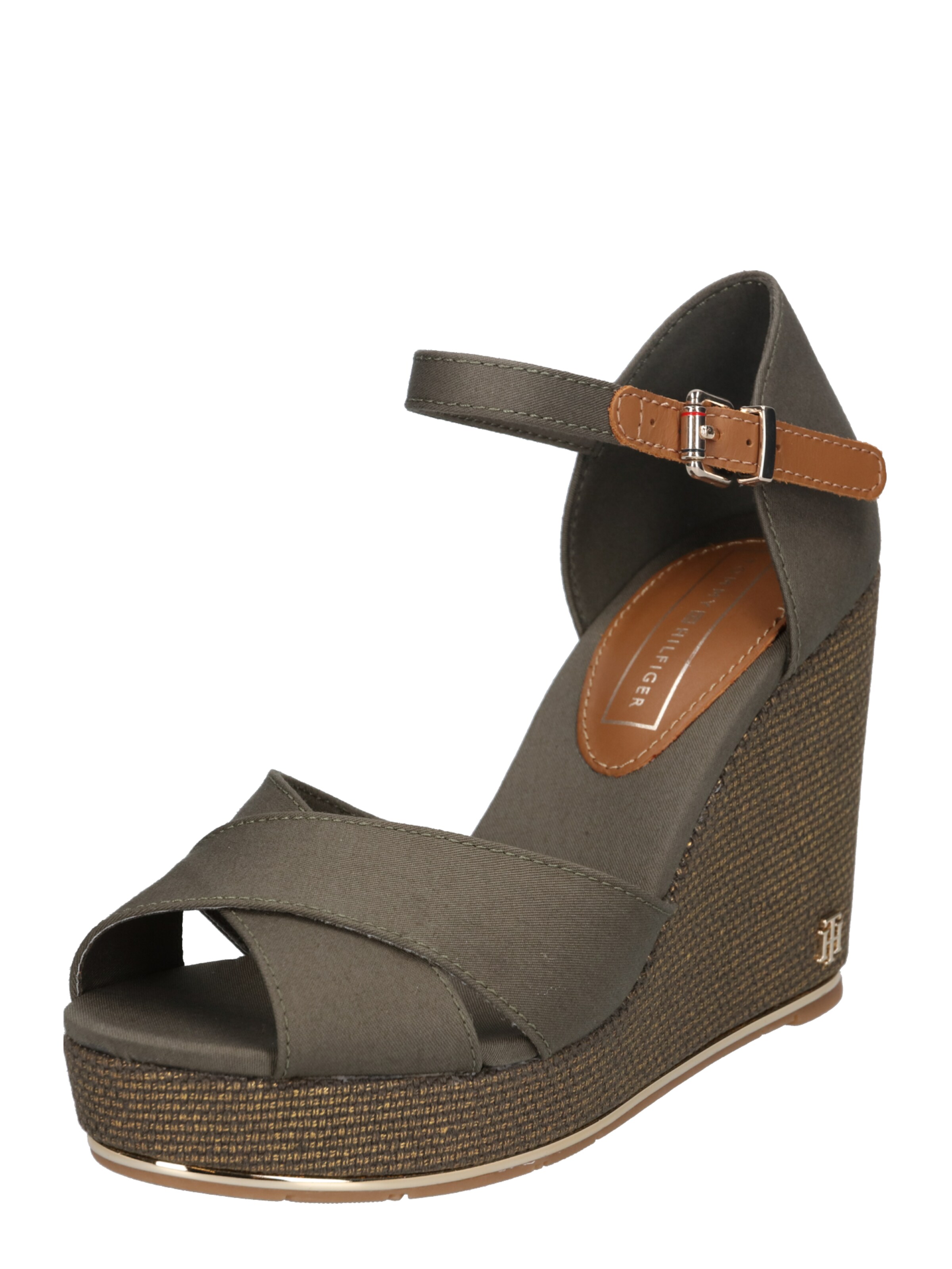 TOMMY HILFIGER - Sandaal in de kleur Olijfgroen