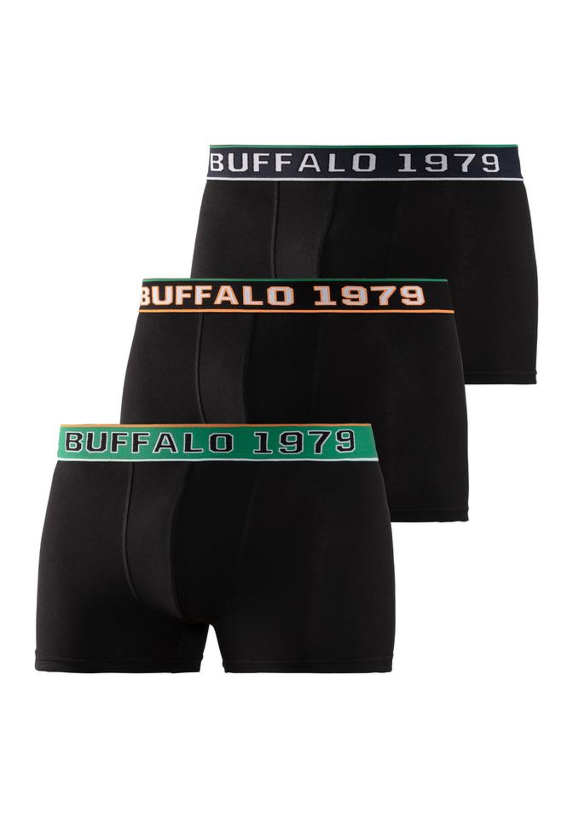 BUFFALO Boxer shorts in Black: front