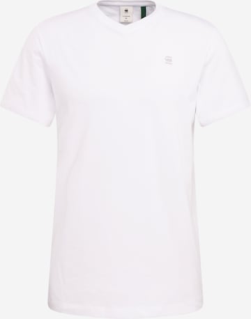 T-Shirt G-Star RAW en blanc : devant