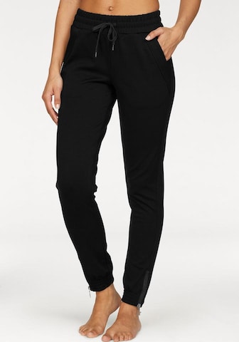 BENCH Tapered Pants in Black: front