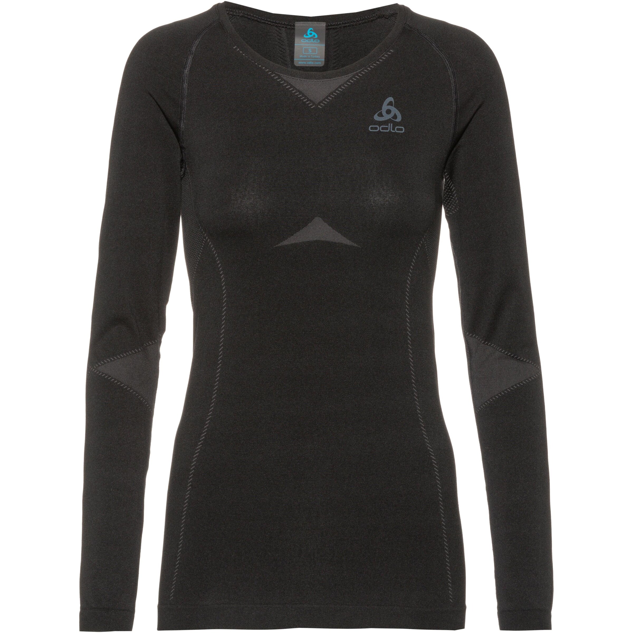 ODLO Bustier Wäscheset 'Performance Evolution Warm' in Schwarz