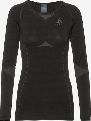 ODLO Bralette Base Layer 'Performance Evolution Warm' in Black