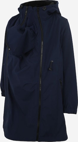 MAMALICIOUS Between-Season Jacket 'Shella Tikka' in Blue: front