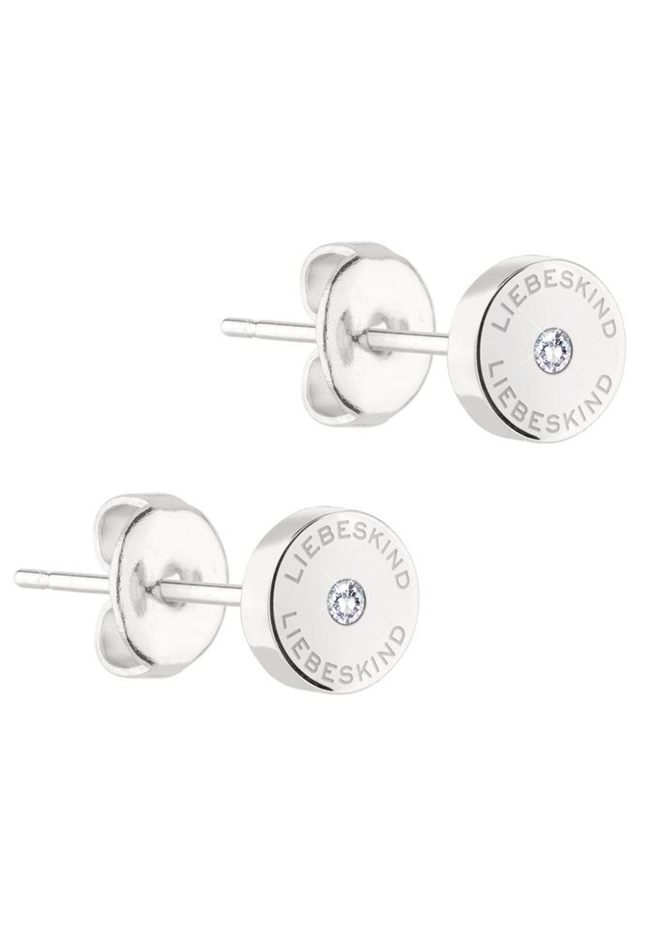 Boucles d'oreilles Liebeskind Berlin en argent : devant