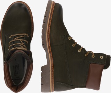 CAMEL ACTIVE Lace-Up Ankle Boots 'Canberra GTX 70' in Green: side