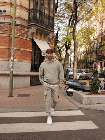 Casual White Hoodie Look by DAN FOX APPAREL