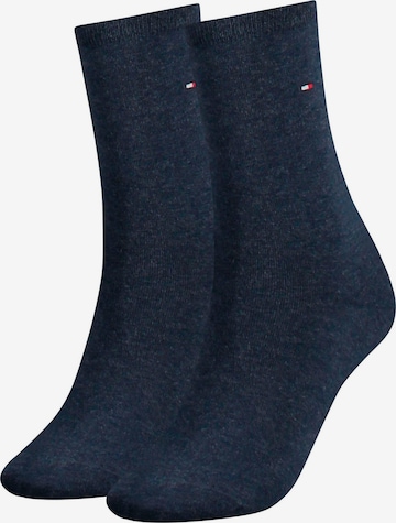 Tommy Hilfiger Underwear Къси чорапи в синьо: отпред