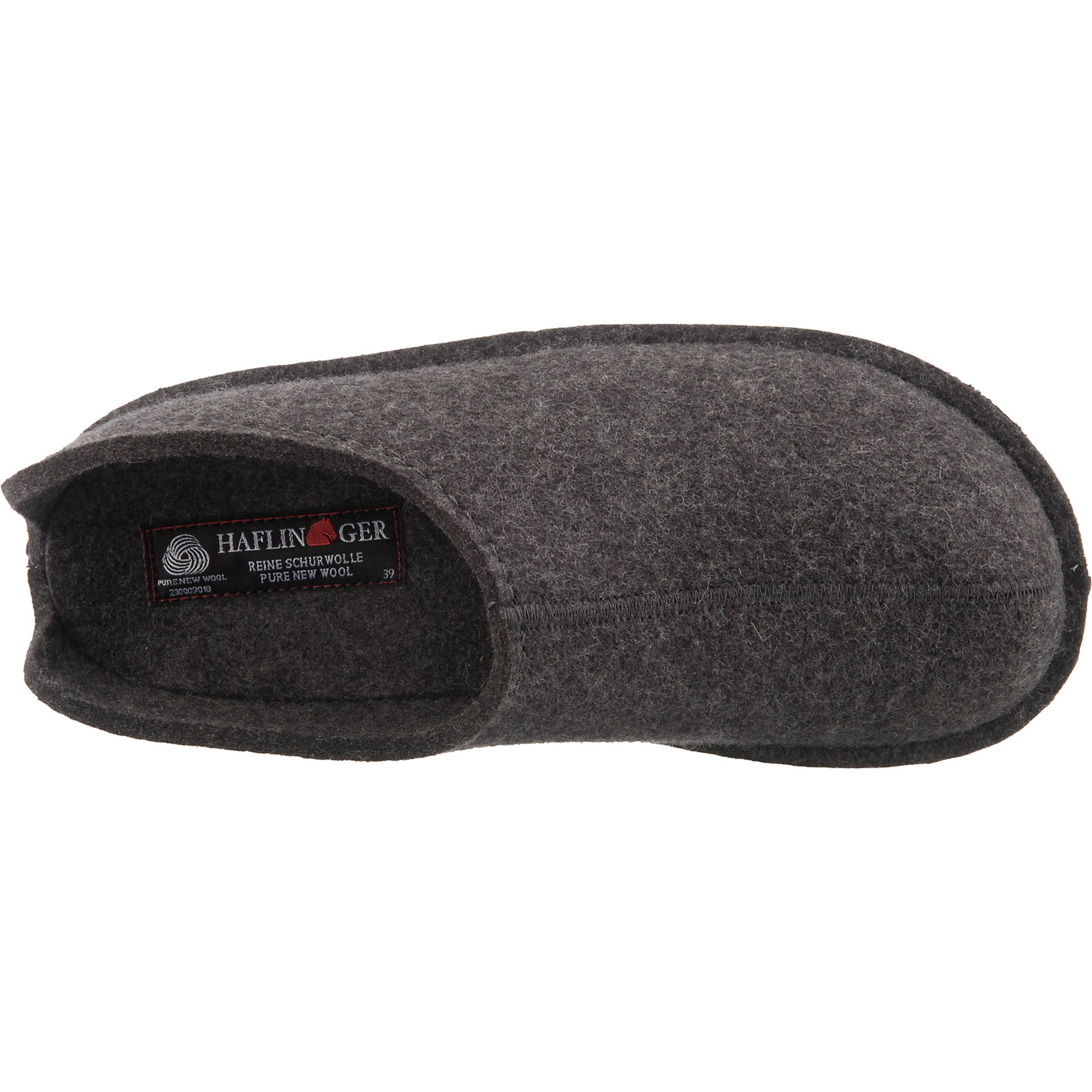 HAFLINGER Slipper 'Flair Smily' in Grey